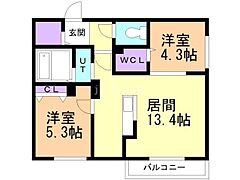 物件の間取り