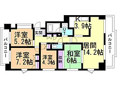 物件の間取り