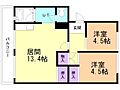 札幌西月寒団地31階5.3万円