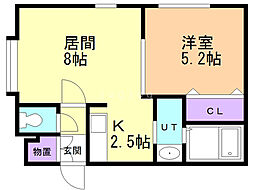 間取図画像 1LDK