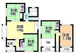 石山2条7丁目貸家