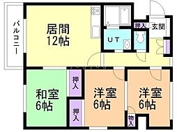 間取図画像 3LDK