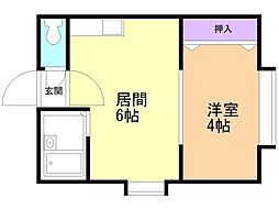 フラットＯ豊平5条 1階
