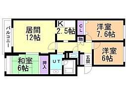 間取図画像 3LDK