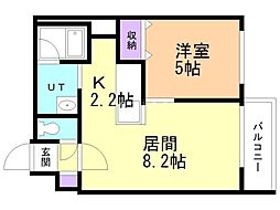 間取図画像 1LDK