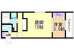 間取図画像 1LDK