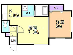 間取図画像 1LDK