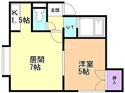 間取図画像 1LDK