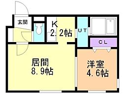 間取図画像 1LDK