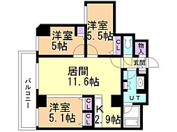 プランドール福住 2階/201