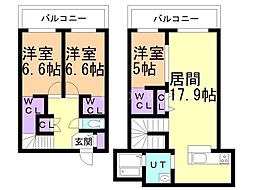 間取図画像 3LDK