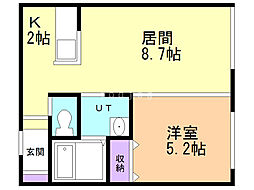 間取図画像 1LDK
