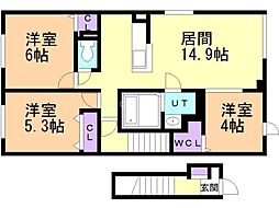 間取図画像 3LDK