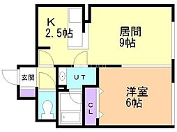 間取図画像 1LDK