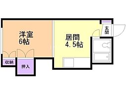 間取図画像 1DK