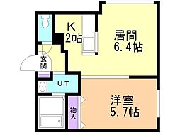 間取図画像 1LDK