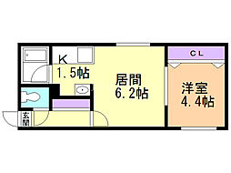 間取図画像 1DK