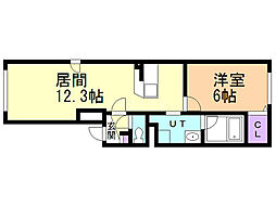 ファイン311 1LDKの間取図画像
