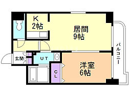 ティアラ豊平第2 1LDKの間取図画像