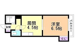 103松井ビル 1DKの間取図画像