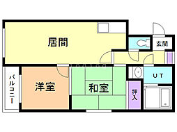 ディーバードルチェ 2LDKの間取図画像
