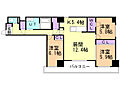 プロスパー月寒6階12.0万円