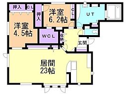 コフレ 2LDKの間取図画像