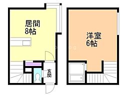 DanDeLion 1DKの間取図画像