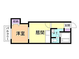 間取図画像 1LDK