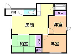 間取図画像 3LDK