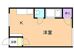 間取図画像 ワンルーム