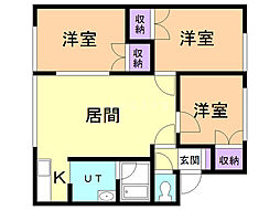 間取図画像 3LDK