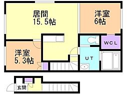 ateena Oasa A(アテーナ大麻A) 2階