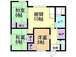 北新ハイツII 1階/101