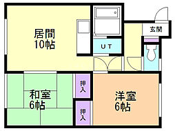 コーポ代々木Ｂ 2階/203