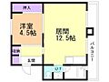 ビレッジハウス栗山2号棟3階3.5万円
