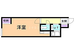 ホルスビル ワンルームの間取図画像
