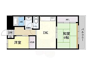 橋本第1マンション 203 ｜ 兵庫県尼崎市七松町１丁目13番13号（賃貸マンション2DK・2階・45.00㎡） その2