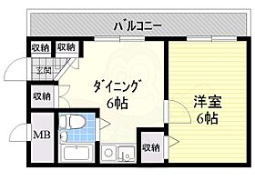 カサブランカ  ｜ 兵庫県尼崎市西難波町１丁目29番7号（賃貸マンション1DK・3階・23.00㎡） その2