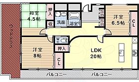 兵庫県尼崎市稲葉元町１丁目3番1号（賃貸マンション3LDK・7階・96.76㎡） その2