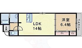 フジパレス園田5番館  ｜ 兵庫県尼崎市東園田町３丁目35番25号（賃貸アパート1LDK・2階・45.20㎡） その2