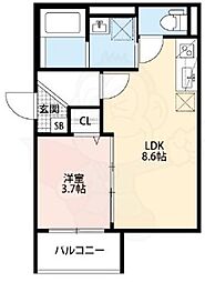 ユーヴェ常光寺 1階/-