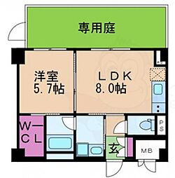 ラ　テール南塚口 1階/-