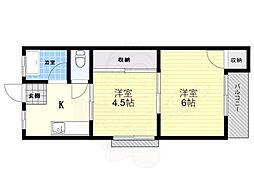 向川原土井マンション 2階/210