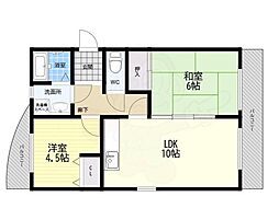 WESTRIVERTJ 2LDKの間取図画像