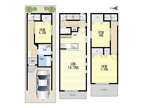 間取りを拡大表示
