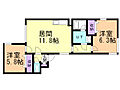 フェリオ南円山4階5.7万円