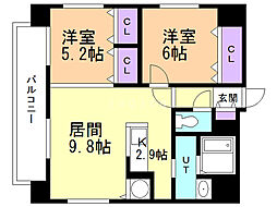 モルティーニ山鼻 4階/401