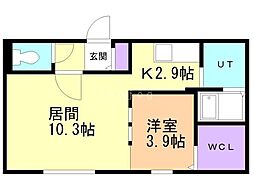 間取図画像 1LDK