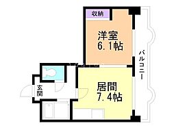 間取図画像 1DK